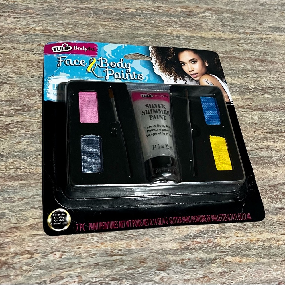 NIB Tulip body Art face and body paint unicorn licorice